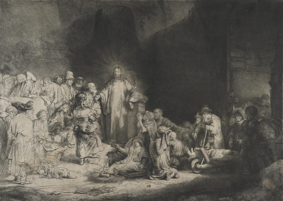 Rembrandt Harmensz. van Rijn, Christ Preaching: the 