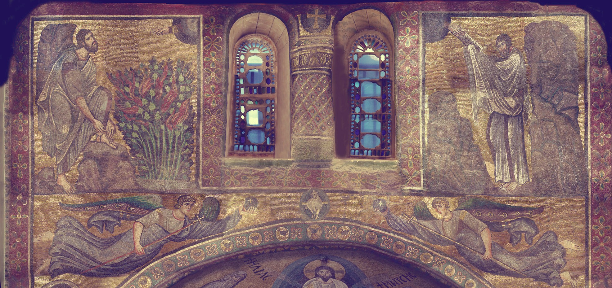 Мозаика в базилике Преображения, VI в.
