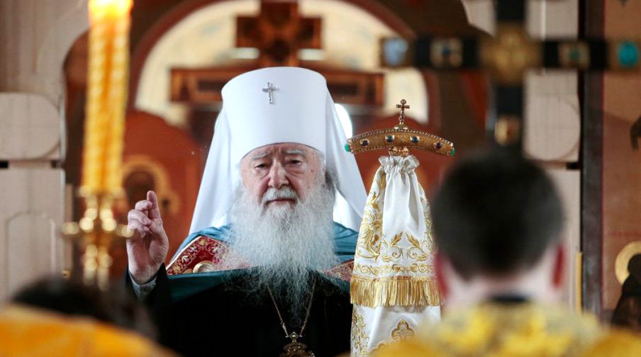 Митрополит Волоколамский Иларион поздравил митрополита Крутицкого и Коломенского Ювеналия с 85-летием 
