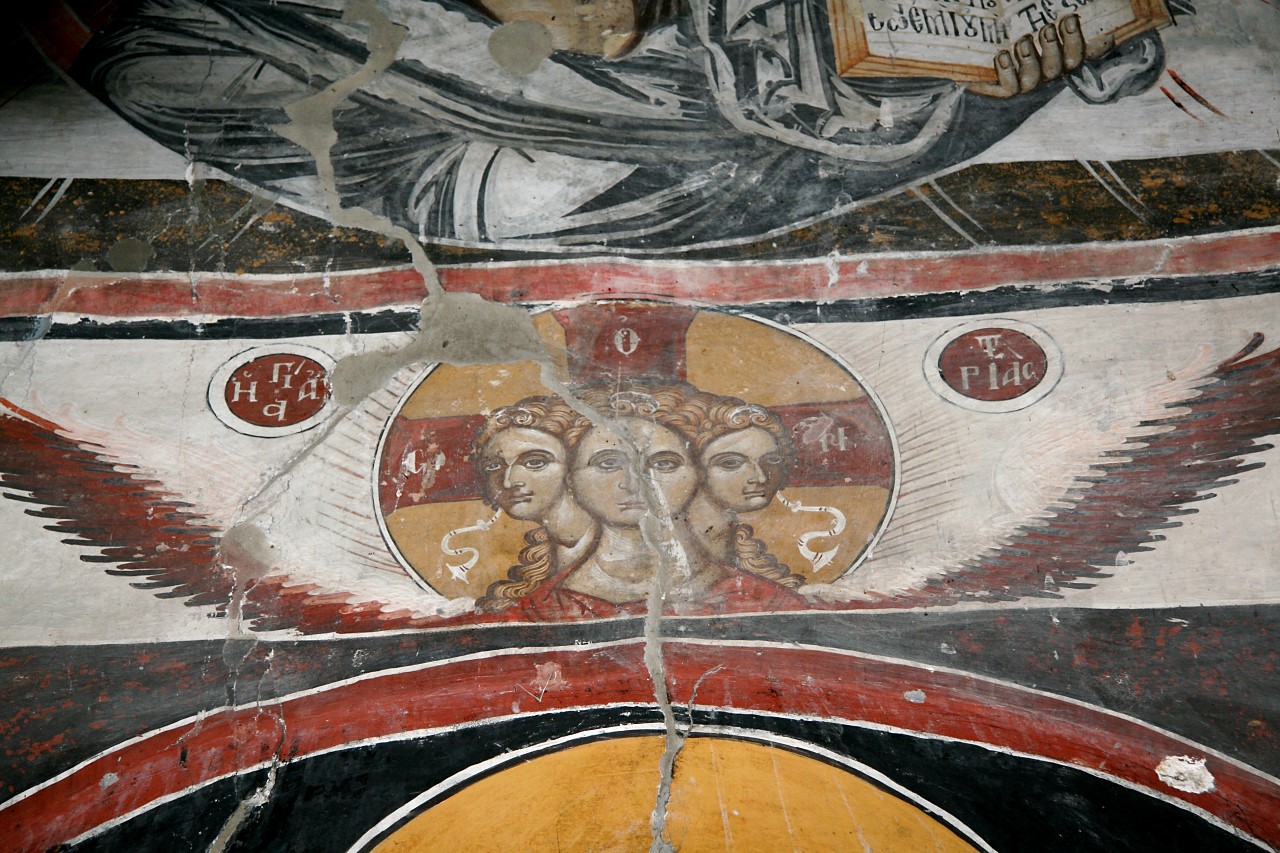 Святая Троица, фреска (Македония)