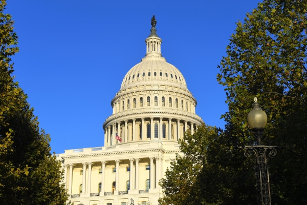 Капитолий (Здание конгресса США) в Вашингтоне
