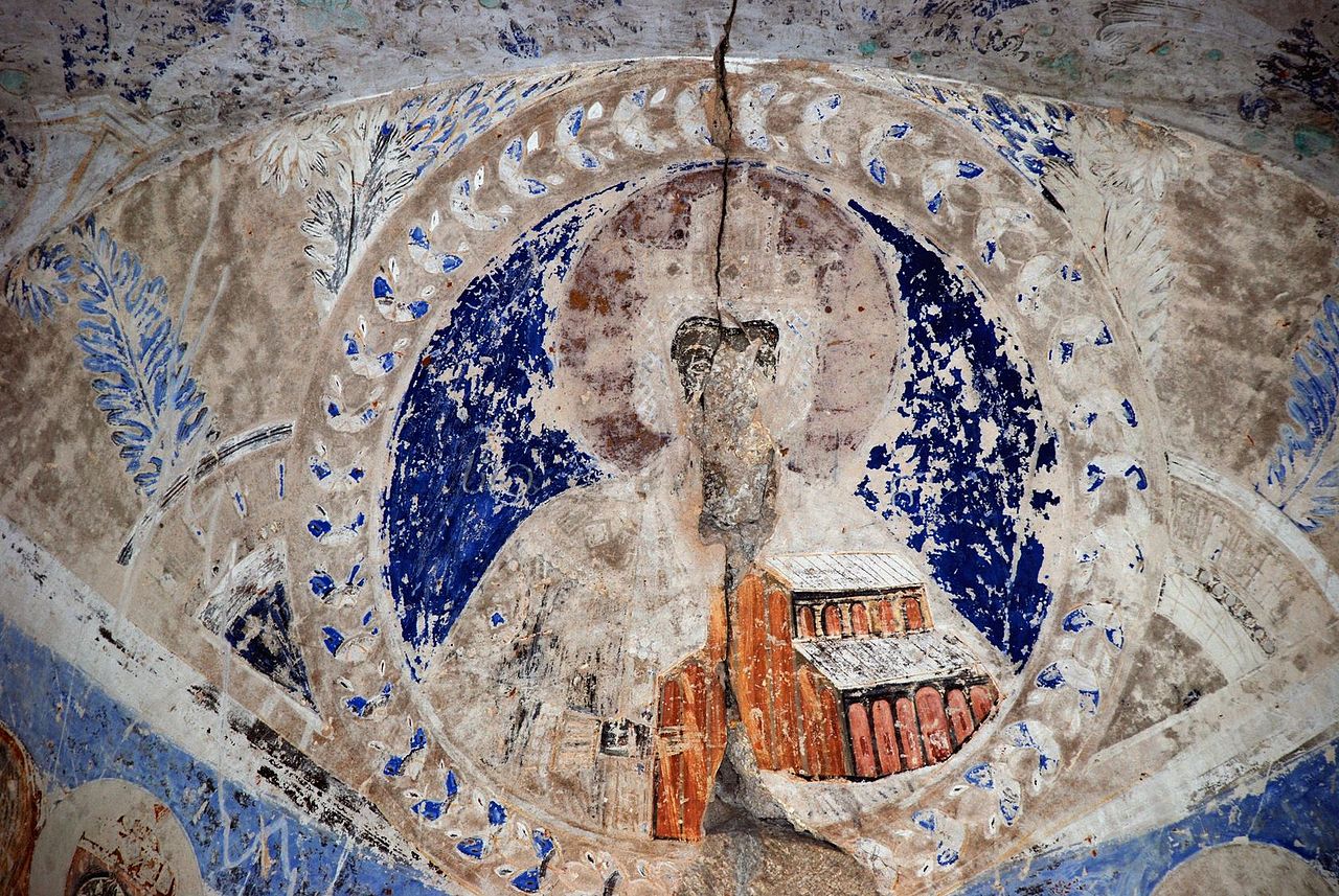 Фреска святой Нины