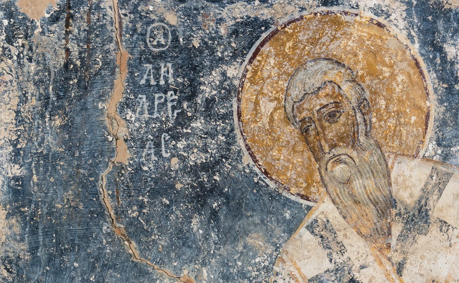 Андрей Критский. Фреска в церкви Святой Анны, Крит