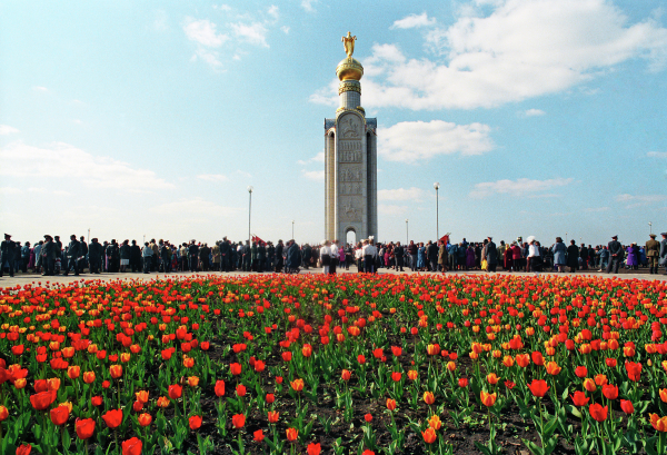 Мемориальный комплекс «Прохоровское поле», открытый в честь победы в битве на Курской дуге