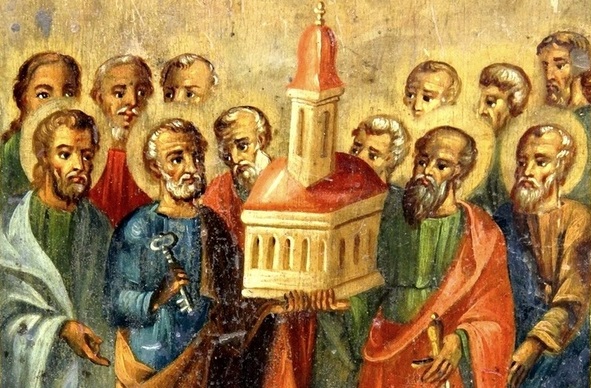 Собор святых двенадцати апостолов. Румынская икона