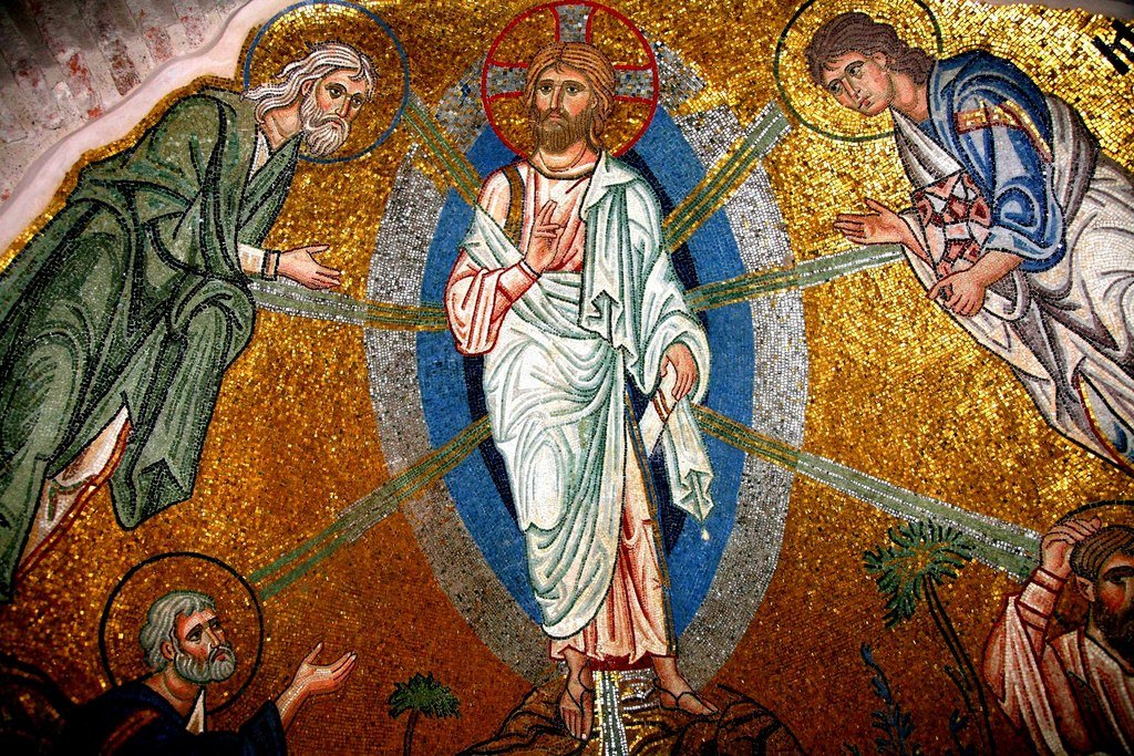 Преображение Господне. Мозаика монастыря Дафни, Греция, вторая половина XI в.