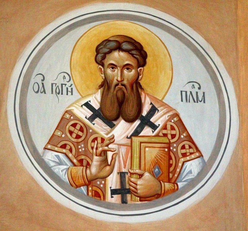 Святитель Григорий Палама, Архиепископ Фессалонитский. Современная фреска