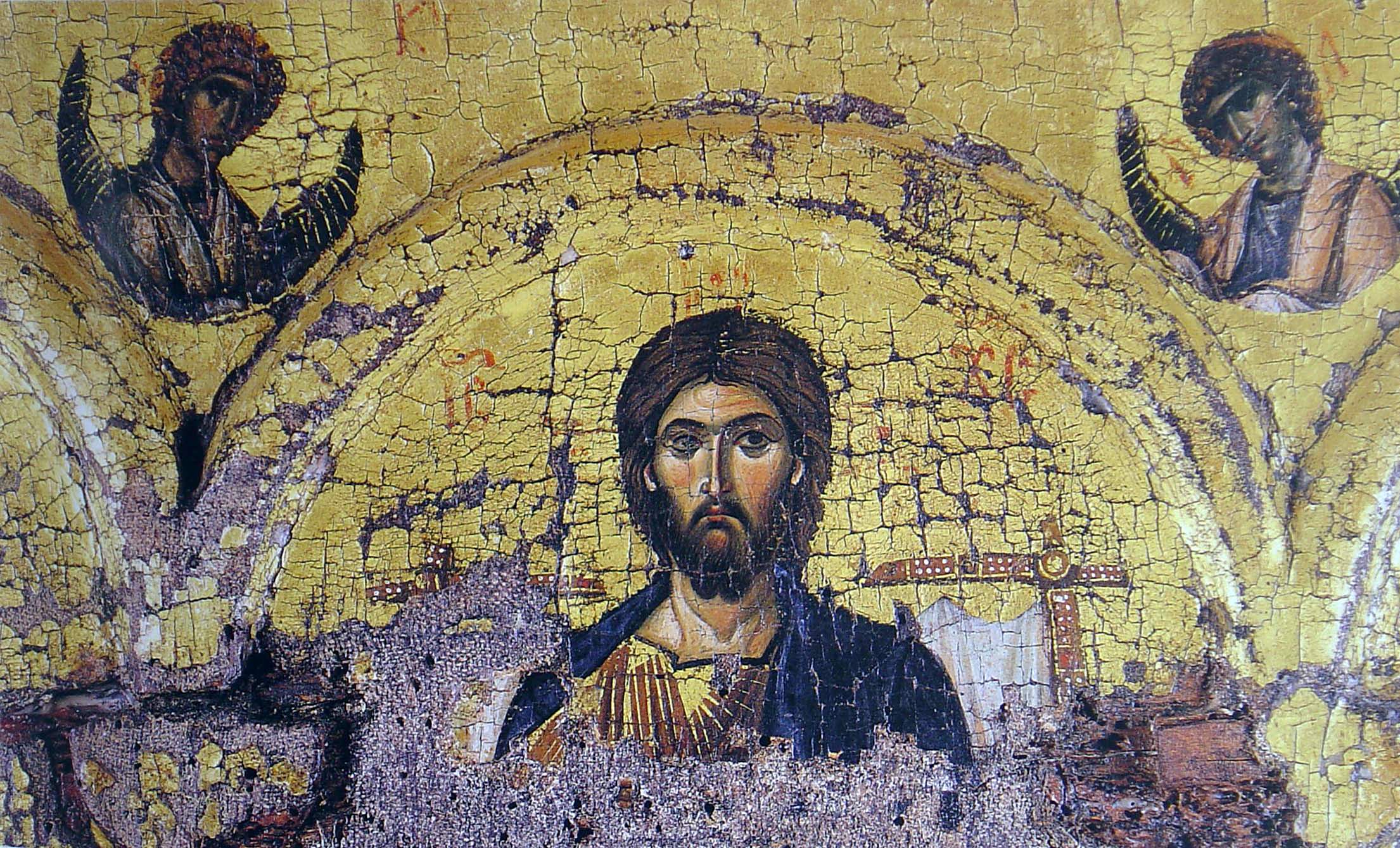 Фреска Ватопедского монастыря на Афоне
