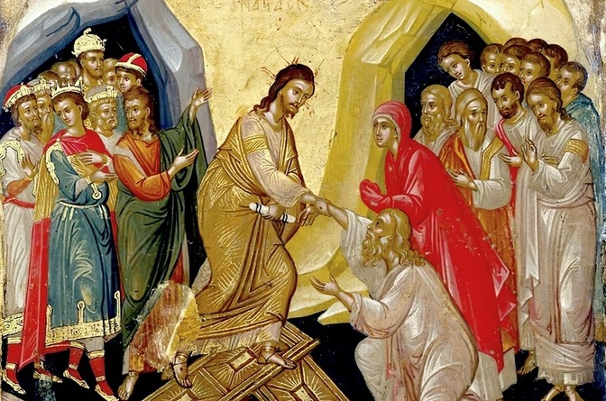 Воскресение Христово. Греческая икона. XVI в.