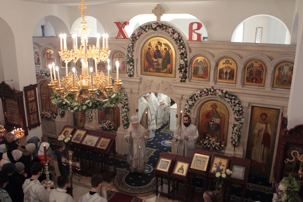 Освящение храма Матроны Московской в Ногинске