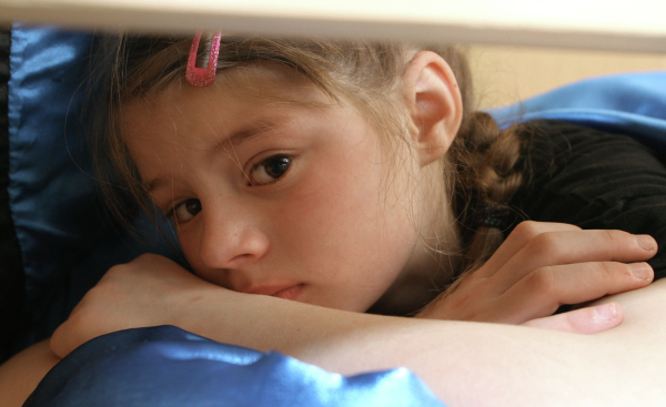Девочка, проживающая в Калининградском центре реабилитации детей и подростков 