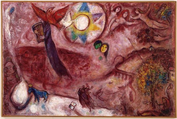 Marc Chagall «Le Cantique des Cantiques V»