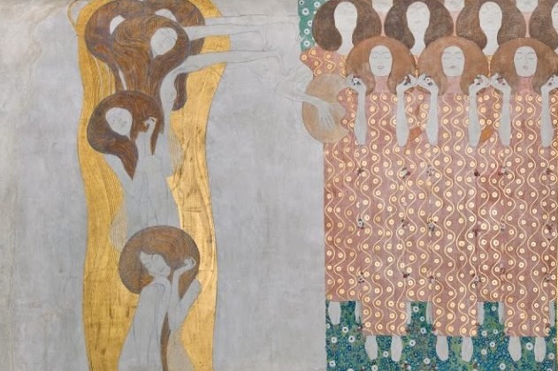 Густав Климт, фрагмент фрески 