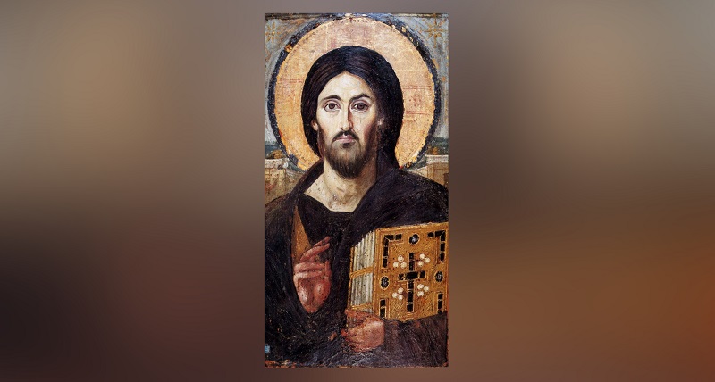 Христос Пантократор. Икона из монастыря святой Екатерины на Синае. VI в.