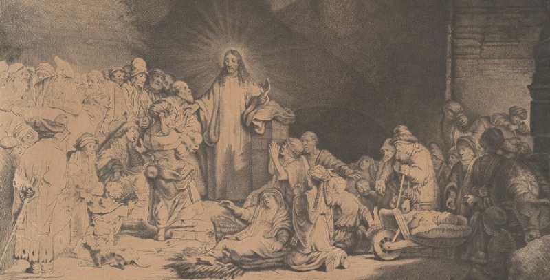 Thomas Worlidge «Christ Healing the Sick» (1758)