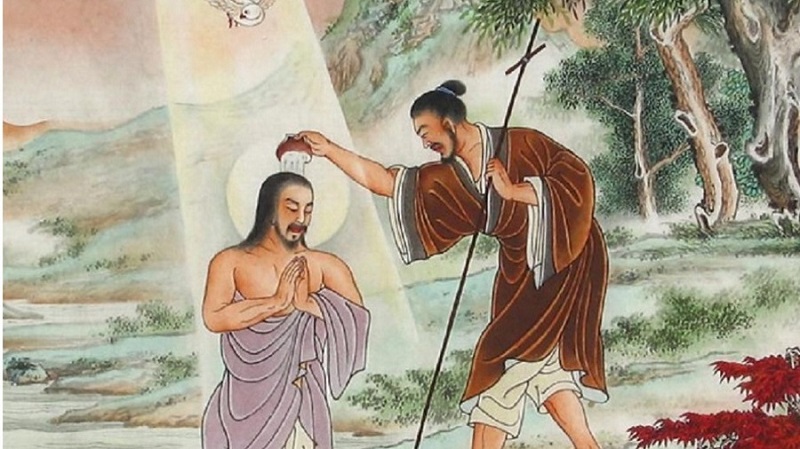 Китайское изображение Крещения