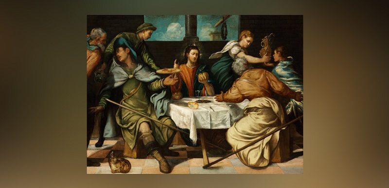 Тинторетто «The Supper at Emmaus» (1542 – 1543)