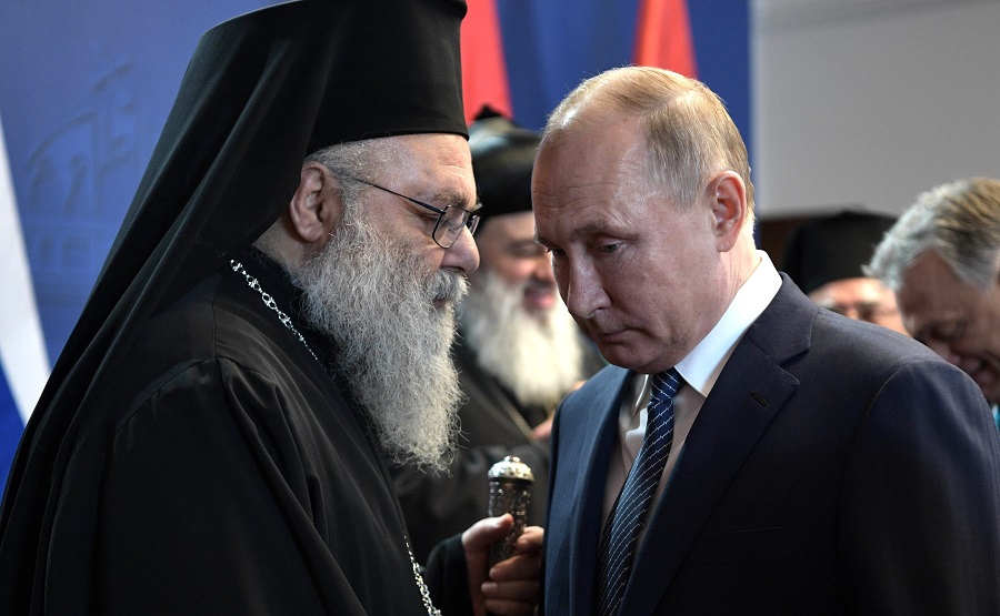 Встреча Владимира Путина с религиозными лидерами Ближнего Востока