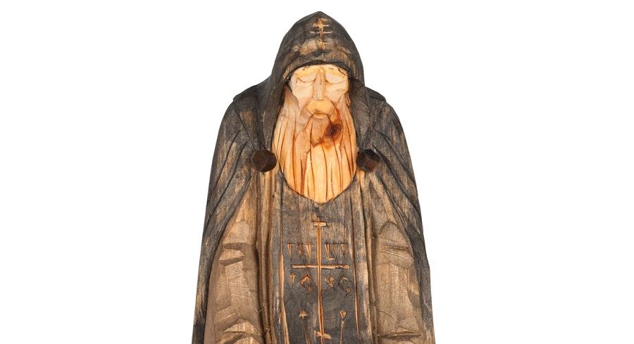 Скульптура святого преподобного Нила Столбенского